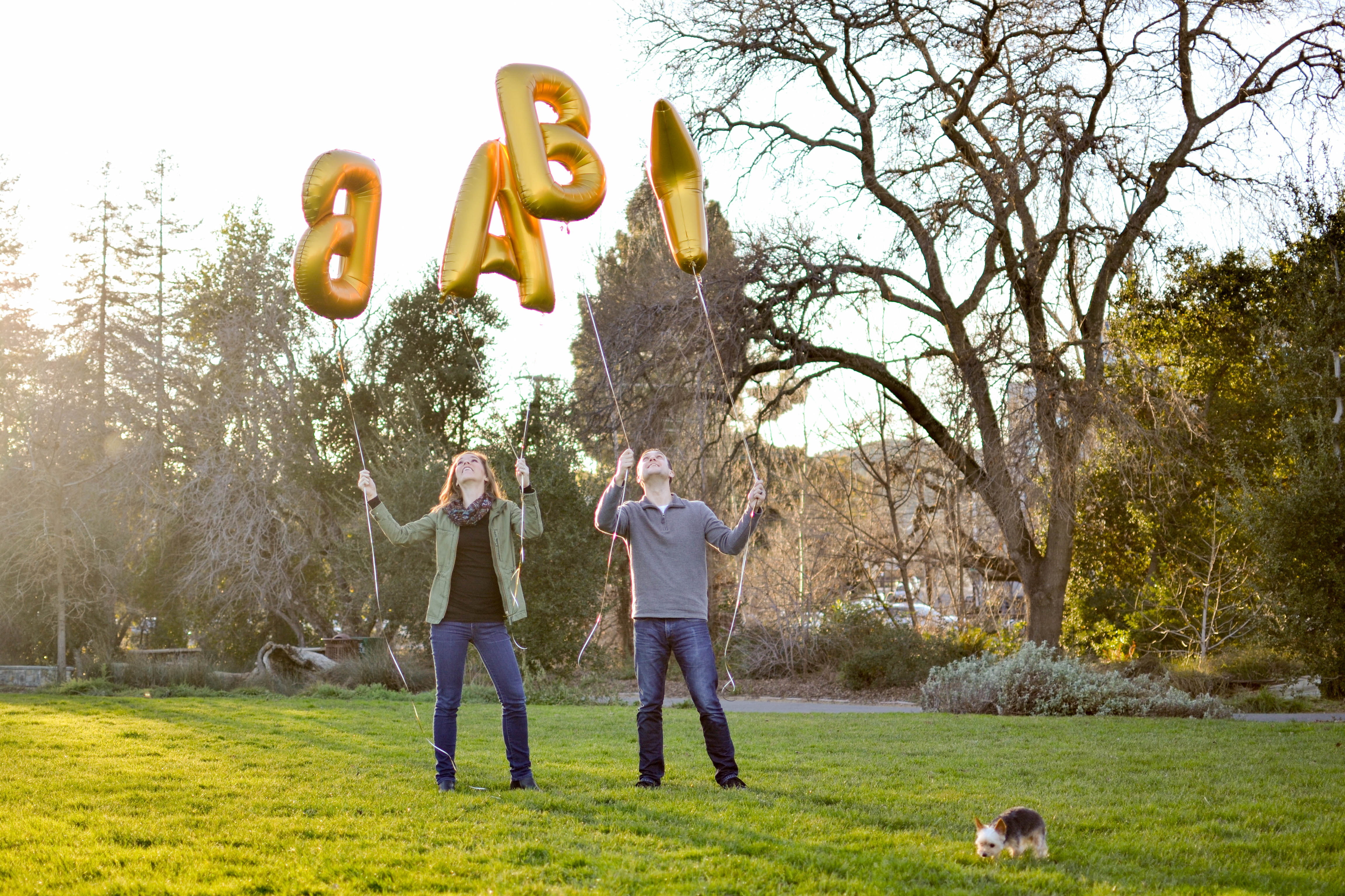 Baby Announcement Balloons Backwards Twenty-Six & Then Some